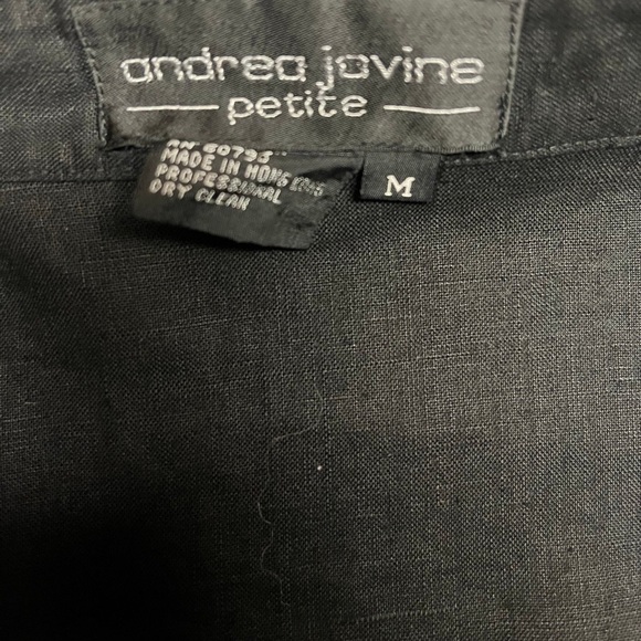 Andrea Javine • Medium • Black • Blouse Embroideries • Multi-Colors Flowers - Picture 16 of 16